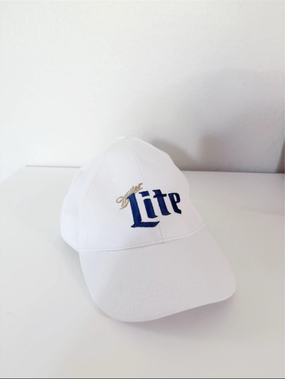 Miller Lite beer baseball hat, adjustable collectors ball cap